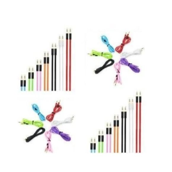 3.5mm Aux Audio Cable (Various Colors) - Picture 2 of 3